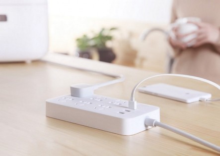Подовжувач Xiaomi Mi Power Strip Quick Charger 2.0 (6 + 3 USB-port) White